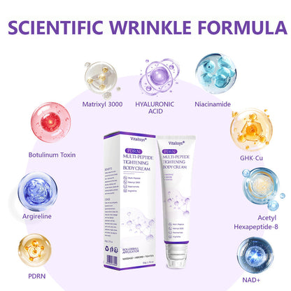 Vitalisys®🔥PDRN Multi-Peptide Massaging Body Roller Cream- Anti-aging, Hydrating, Skin Firming & Lifting, Skin Repair, Even Tone, Acne and Dark Spot Treatment, Wart and Mole Removal, and Psoriasis Relief